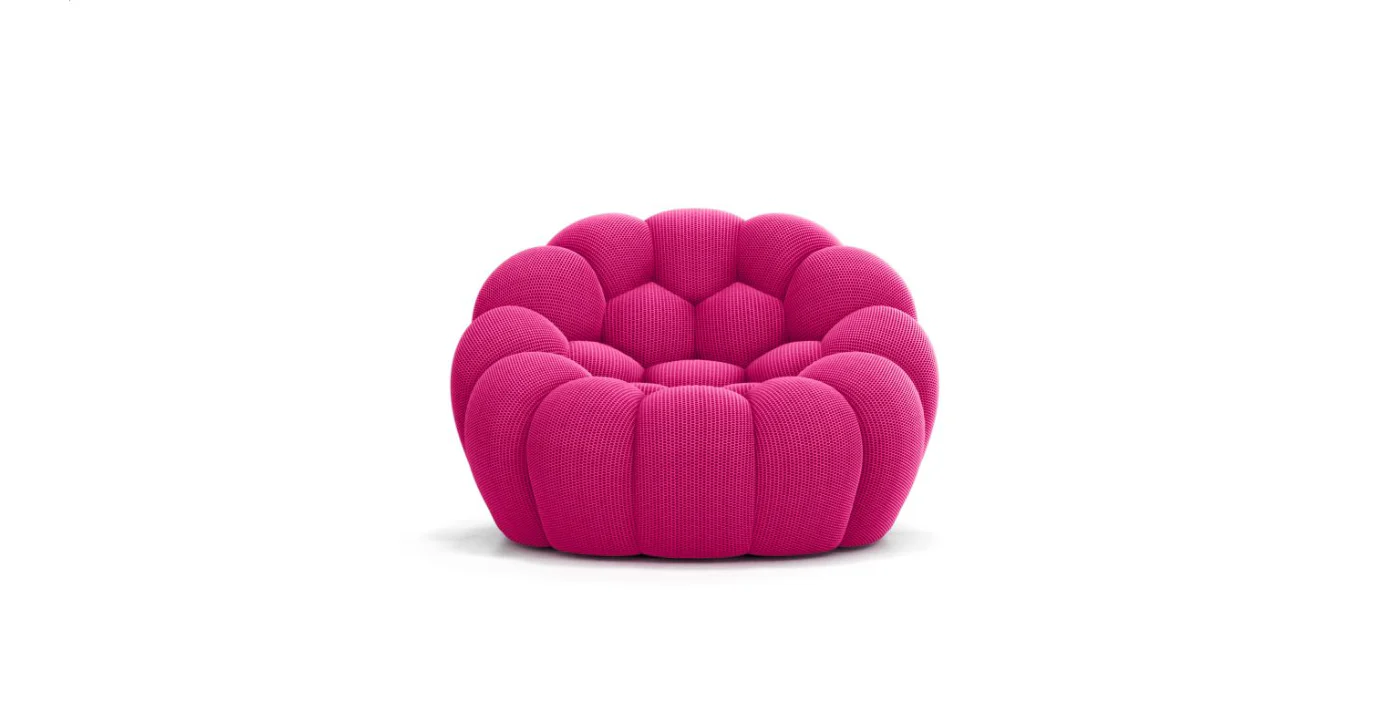 Fauteuil Bubble Rochebobois - Rose