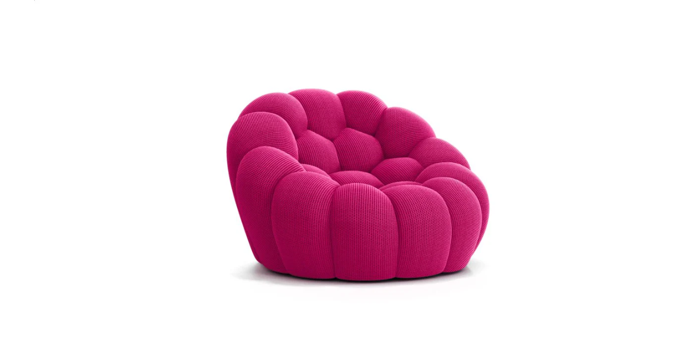 Fauteuil Bubble Rochebobois - Rose