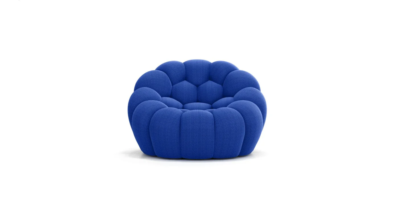 Fauteuil Bubble Rochebobois - Bleu